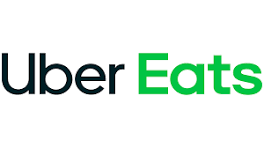 Uber Eats logo with the word "Uber" in black text and "Eats" in green text on a white background.