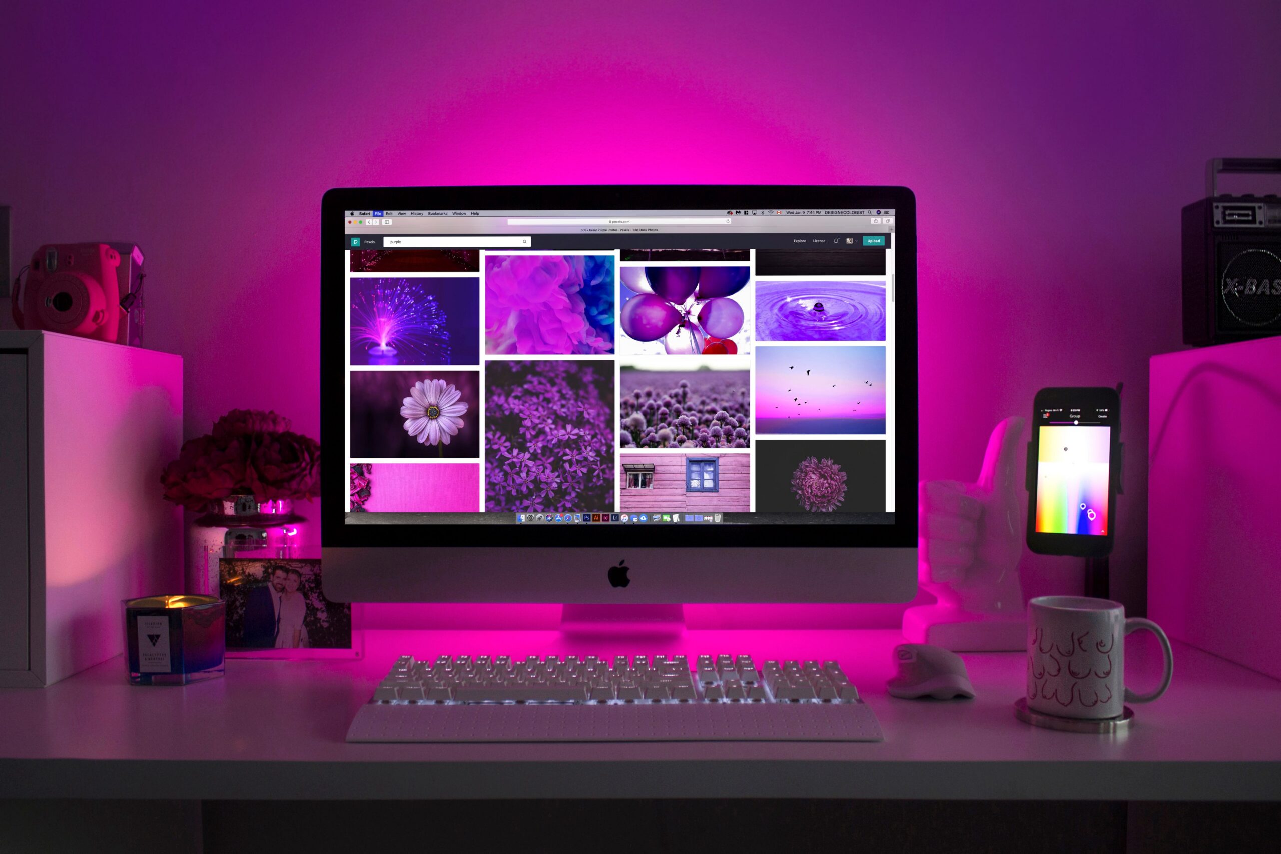 Web design in Dallas - professional website development workspace