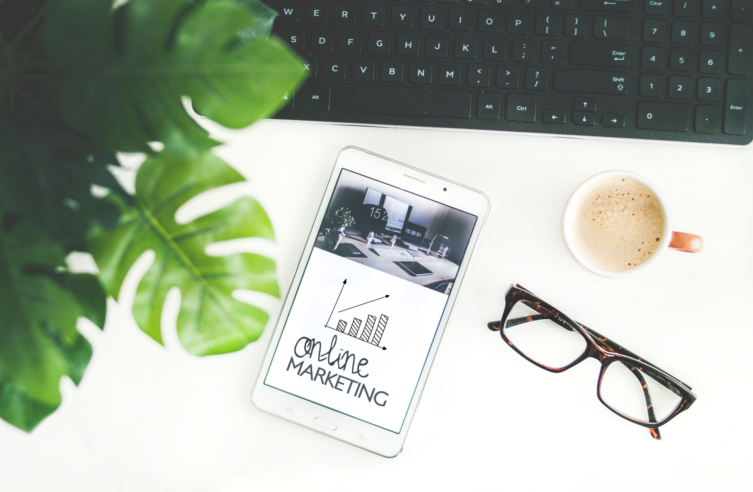 PPC agency reviewing Google Ads performance metrics on laptop for Dallas business campaign management