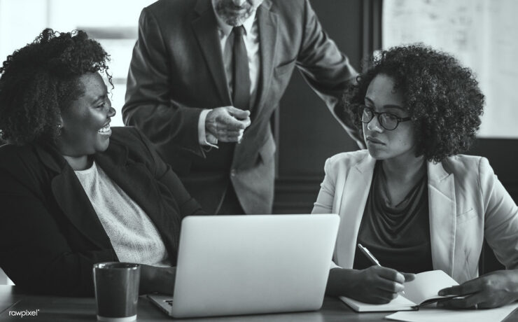 PPC management agency team reviewing advertising strategy